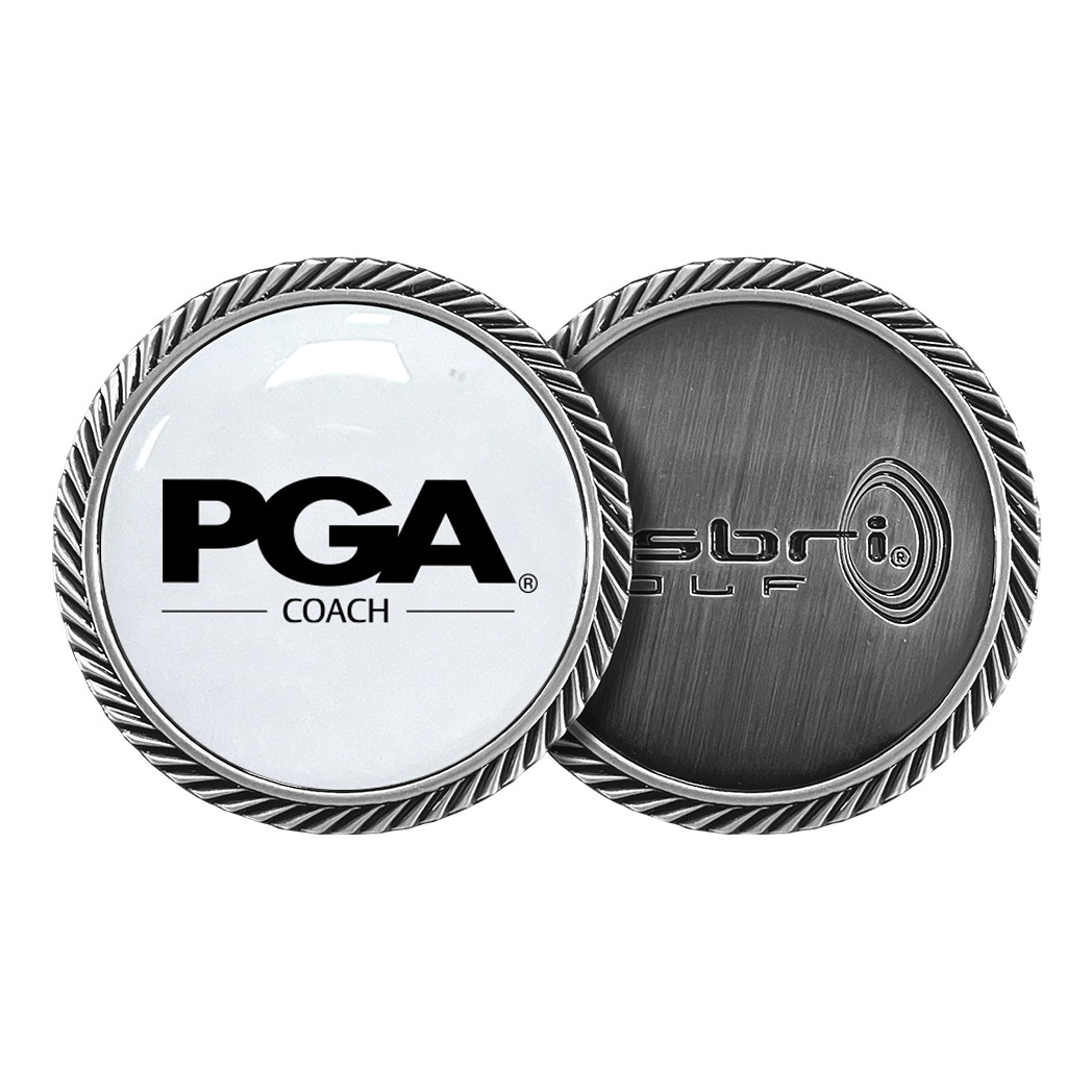 PGA Coach 40mm Helix Resin Ball Marker in Gift Box