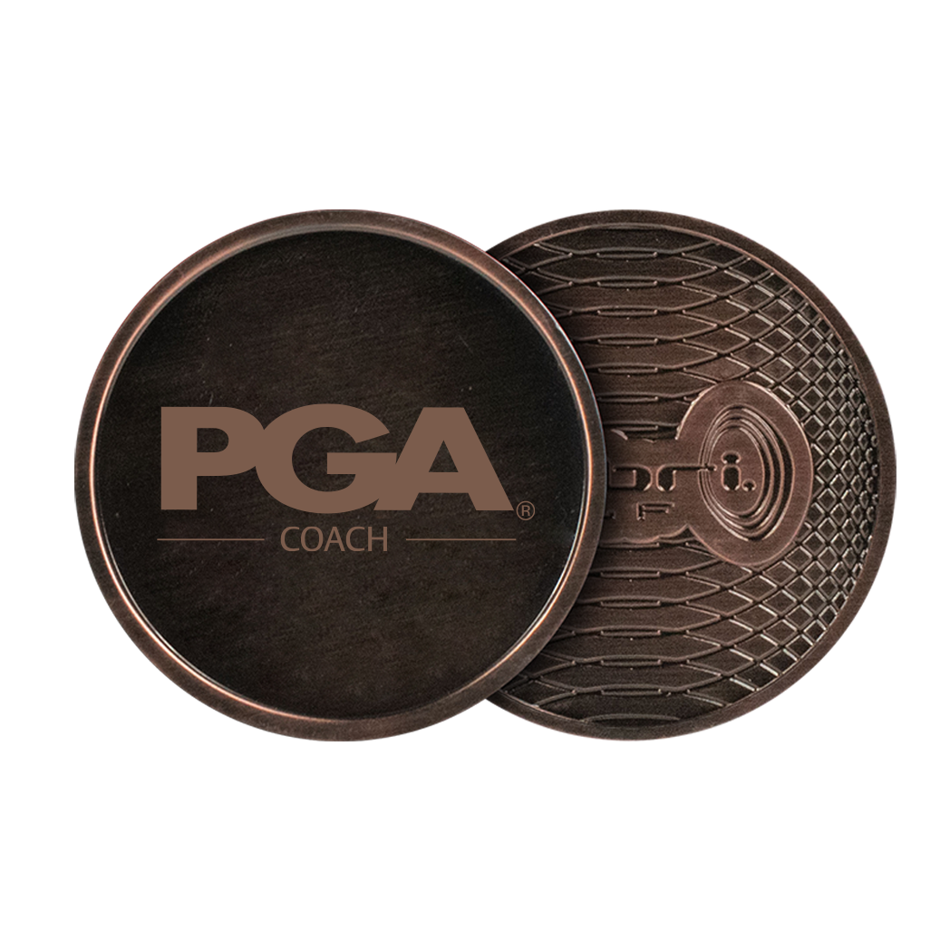 PGA Coach 40mm Optic Laser Ball Marker in Gift Box
