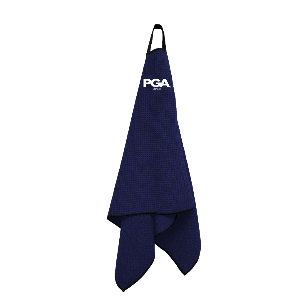 PGA Coach Microfibre Waffle Towel