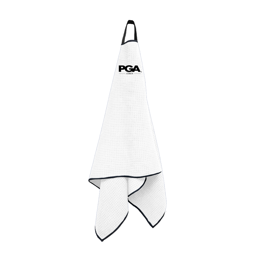 PGA Coach Microfibre Waffle Towel