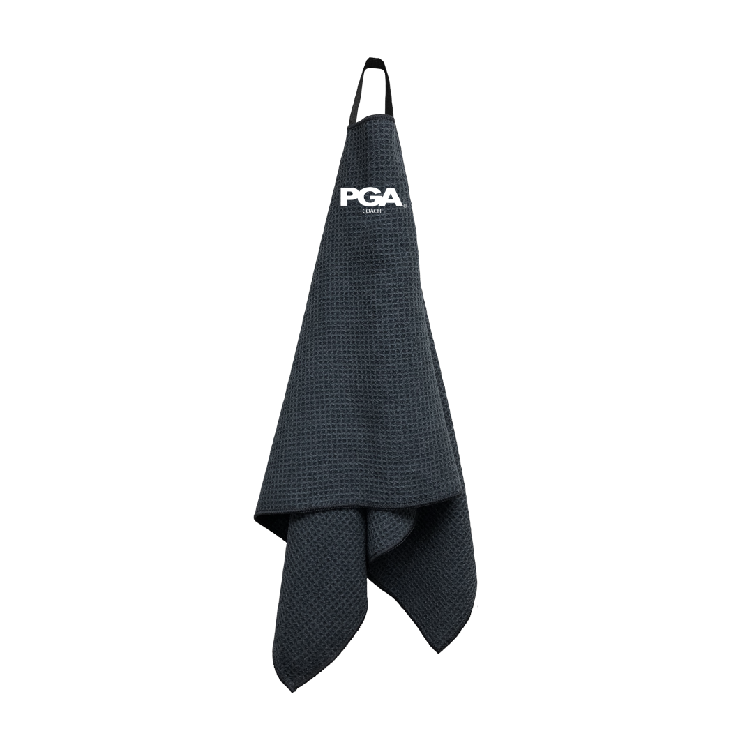 PGA Coach Microfibre Waffle Towel