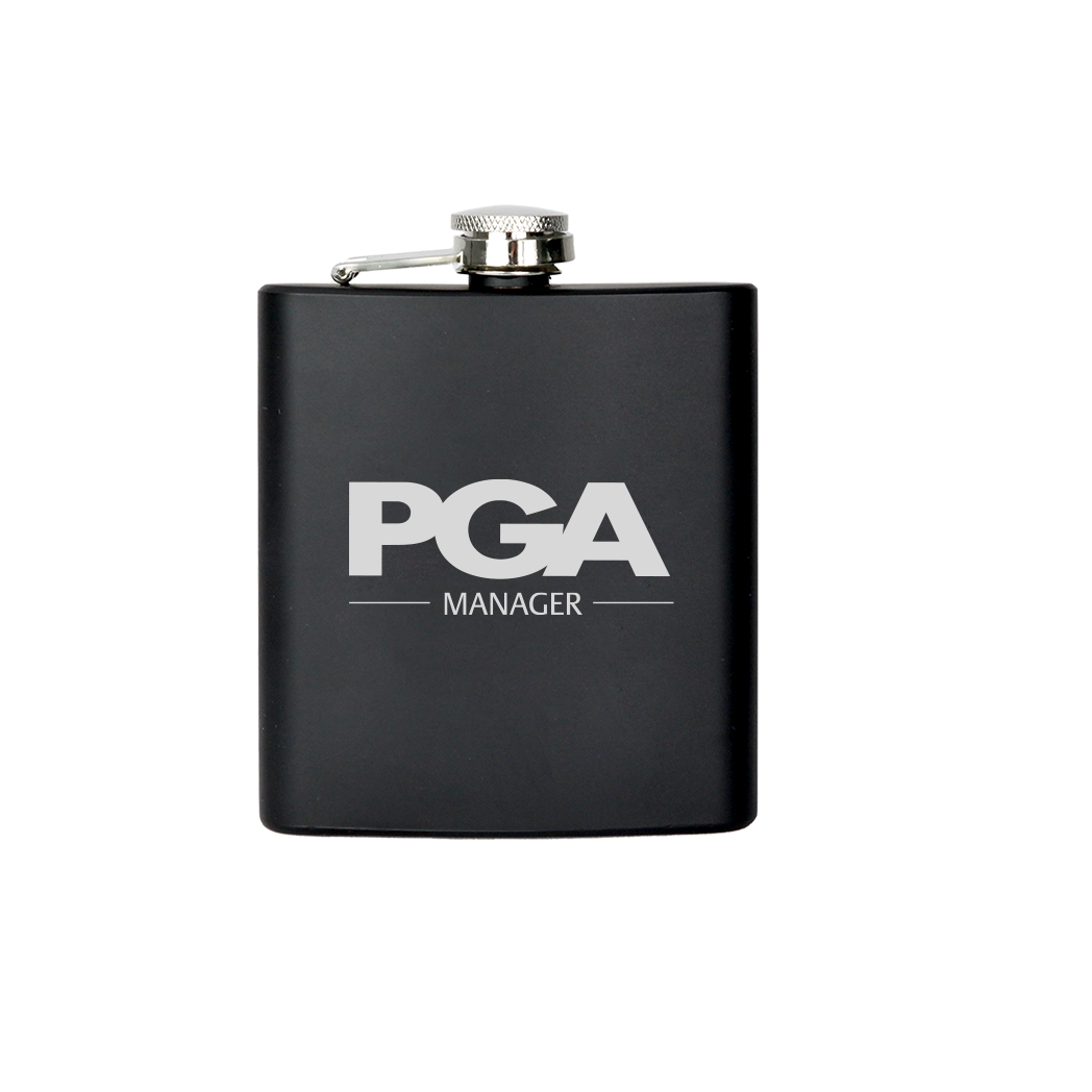 PGA Manager Vision Hip Flask - Gift Box