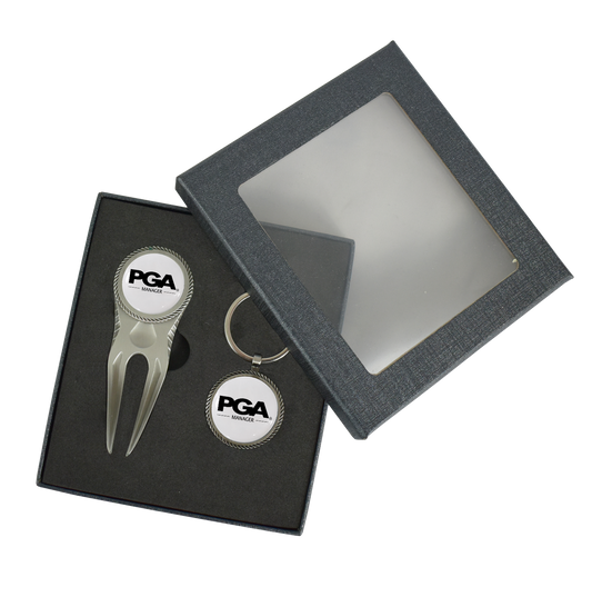 PGA Manager Window Giftbox : Helix Fork & Helix Key Ring